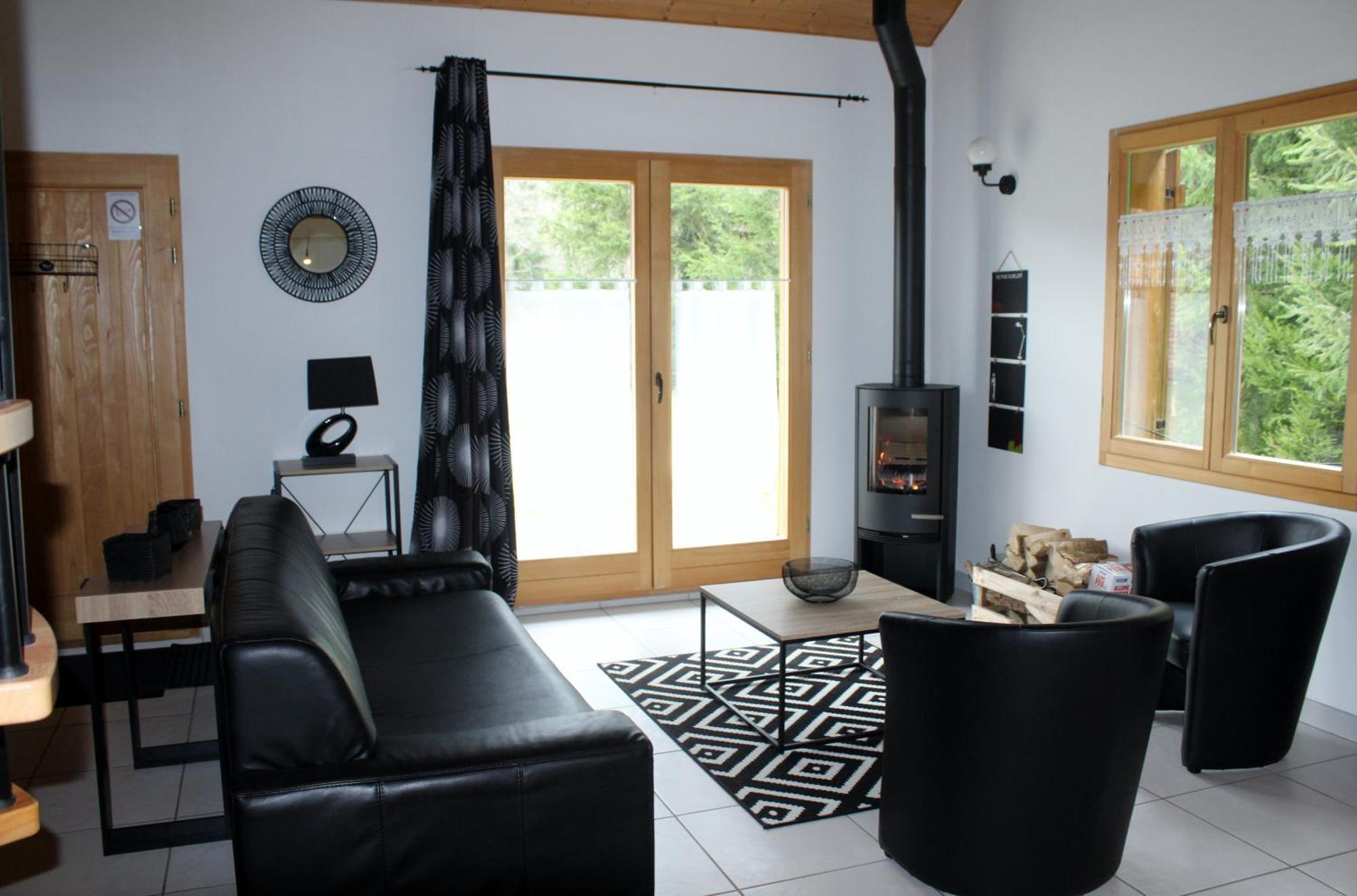 Chalet De Charme Le Contemporain Ney Exterior foto