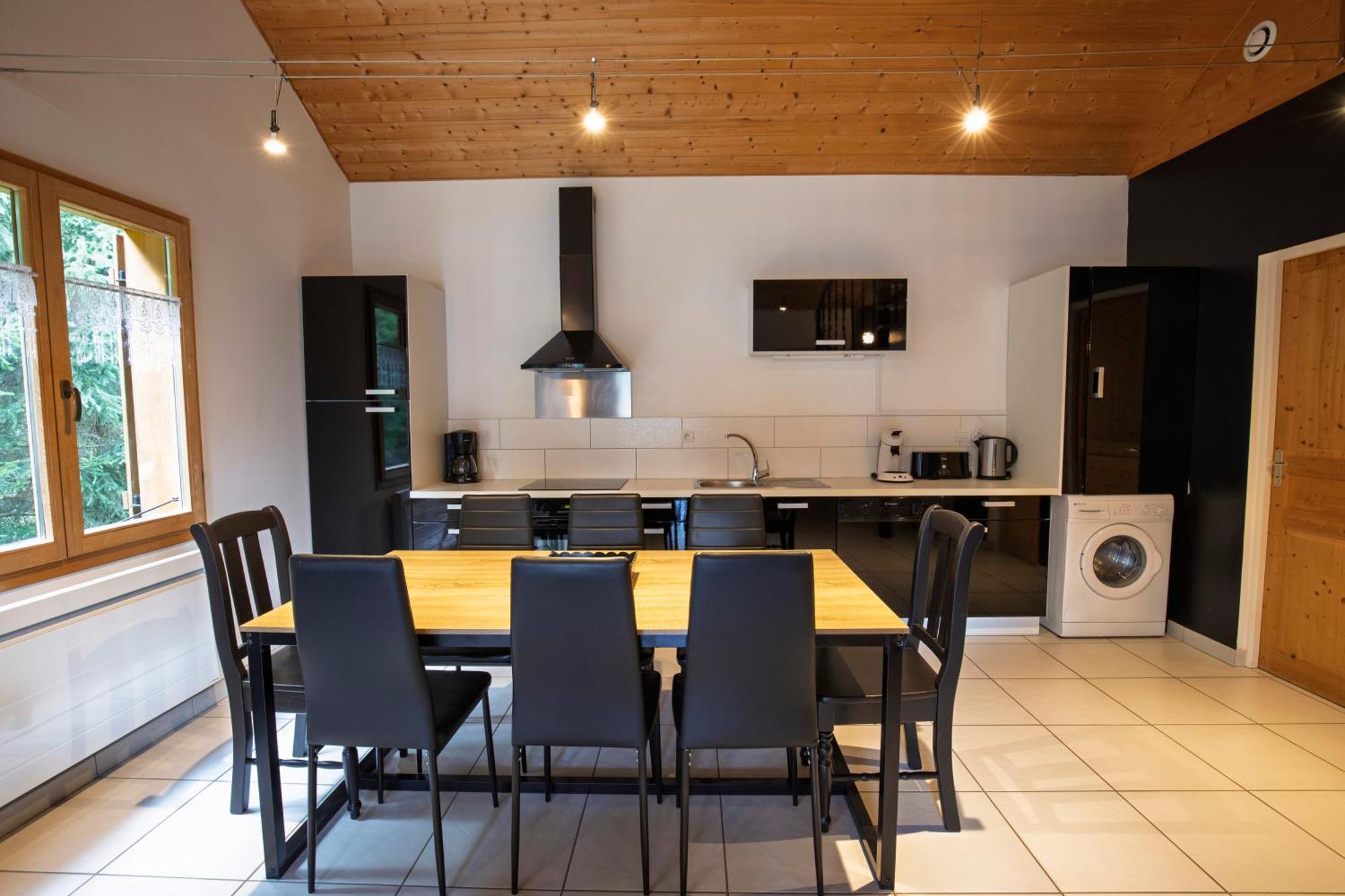 Chalet De Charme Le Contemporain Ney Exterior foto
