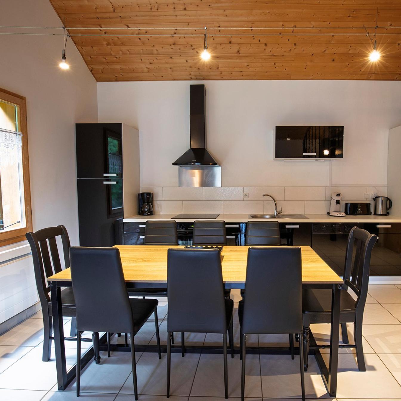 Chalet De Charme Le Contemporain Ney Exterior foto