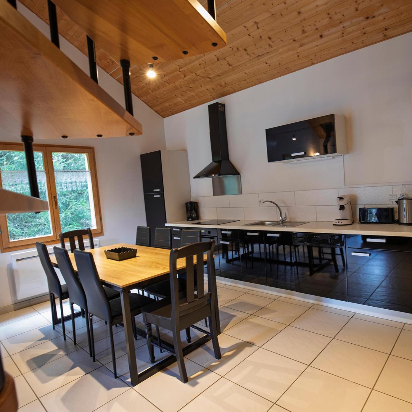 Chalet De Charme Le Contemporain Ney Exterior foto